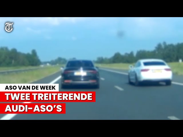 Absurd: Audi-aso’s halen gekste capriolen uit op snelweg A7