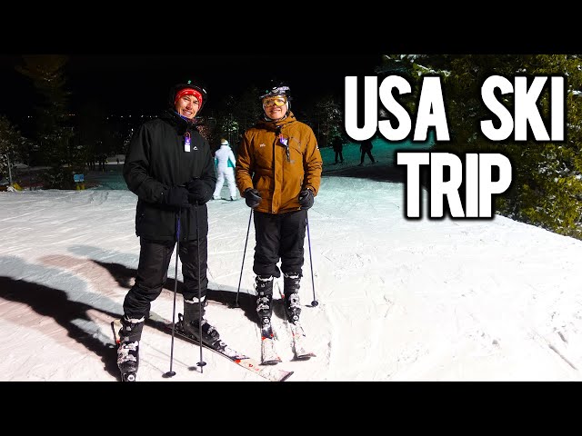 Ski Trip To Cascade Mountain! | USA East Coast Roadtrip Vlog 6