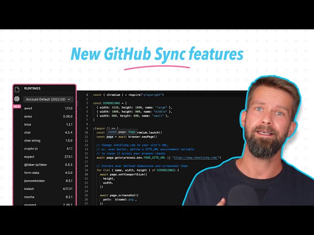 GitHub Sync's recent additions