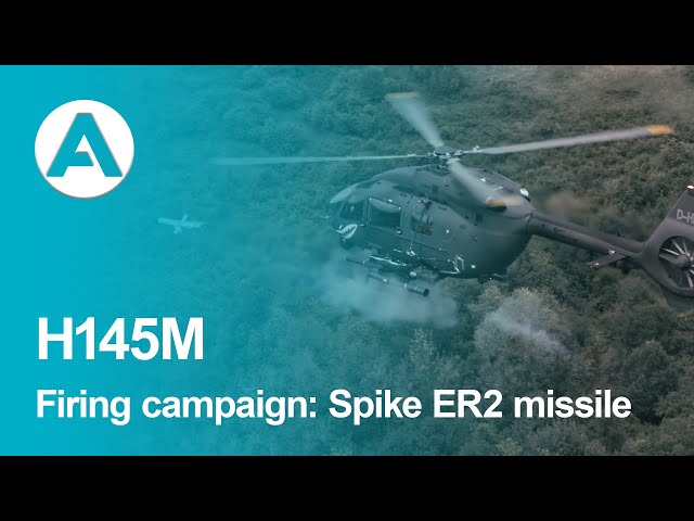 H145M firing campaign: Spike ER2 missile