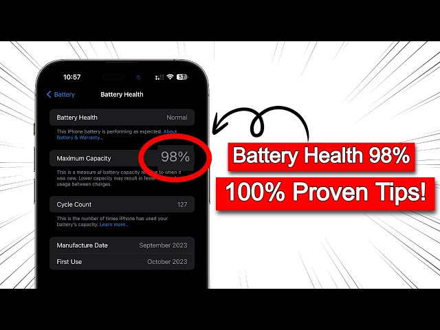 iPhone Battery Health Dropping Fast 🤯 : Issue Solved 100% 2024 Tips ⚡