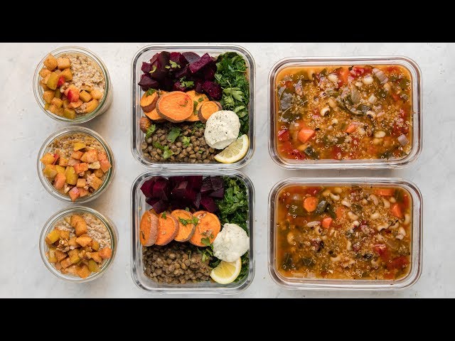 Fall-Inspired Vegan Meal Prep for the School or Work Week