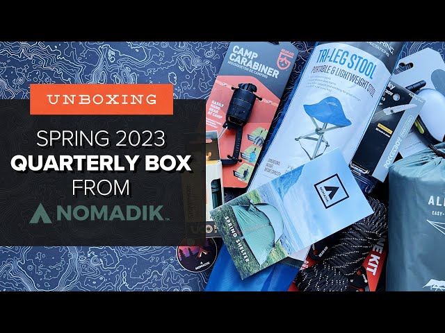 This Should Have You Covered | Unboxing the QUARTERLY Box from Nomadik - Spring 2023