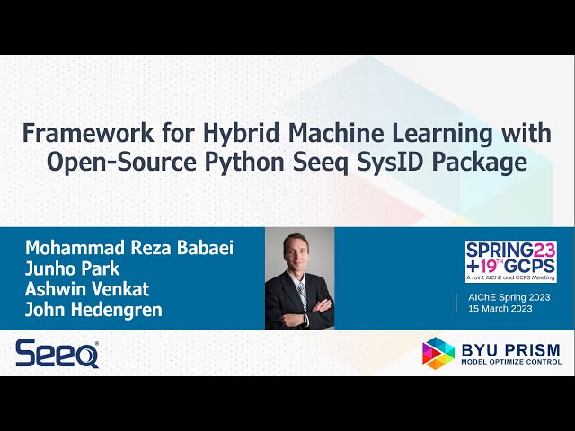 Hybrid Machine Learning with Seeq SysID