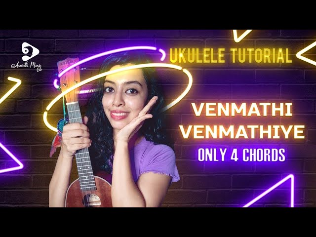 Venmathi Venmathiye Ukulele Tutorial | Easy Ukulele Tutorial | Aswathi Music Cafe | Tamil Ukulele