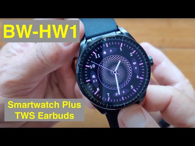 BlitzWolf BW-HW1 Bluetooth Calling Smartwatch with integrated BT5 TWS Earbuds: unboxing and 1st Look