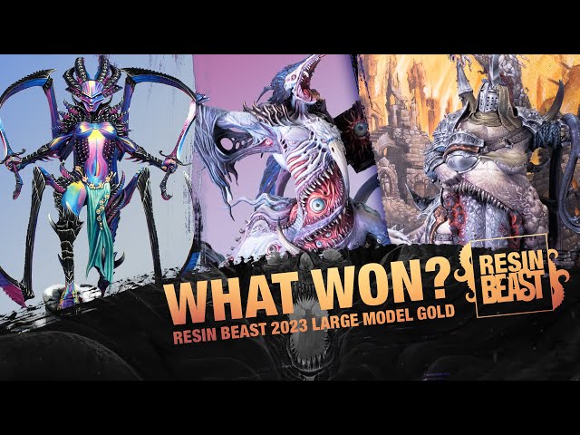 What Does It Take to Compete in a World Class Painting Competition? Winner of Resin Beast 2023 is...