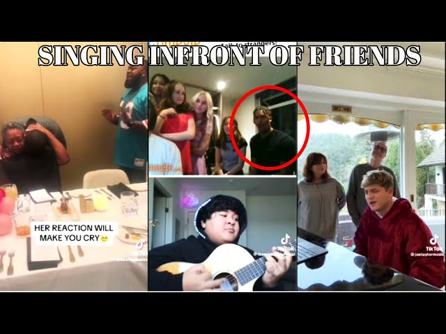 Singing In Front Of Friends And Other People 🥰Shocking Reactions!!😱 Part 4
