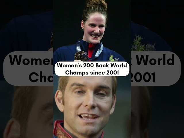 Every Women's 200m Backstroke World Champion since 2001 | #sports #swimming #aquadoha2024