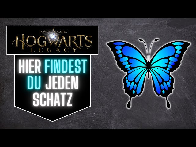 Hogwarts Legacy - Alle Schmetterlinge - Alle Schätze - Trophäen Leitfaden