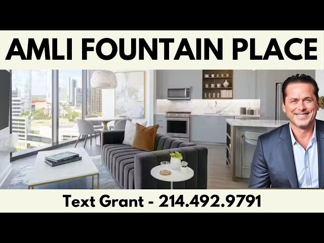 AMLI Fountain Place | ANOTHER GORGEOUS ONE Bedroom Model - A4!!
