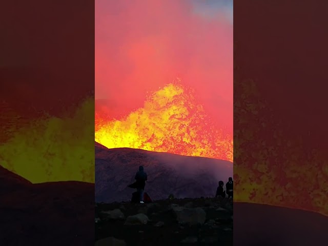 Iceland volcano eruption #iceland #icelandvolcano #fagradalsfjall #2023 #icelandvolcano #volcano