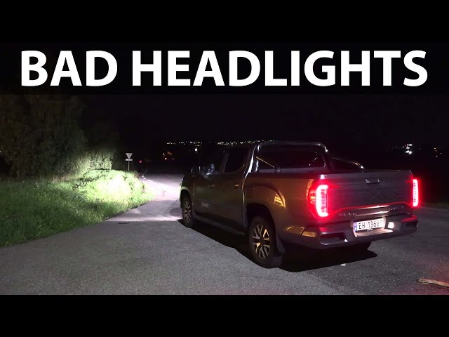 Maxus eT90 headlights test
