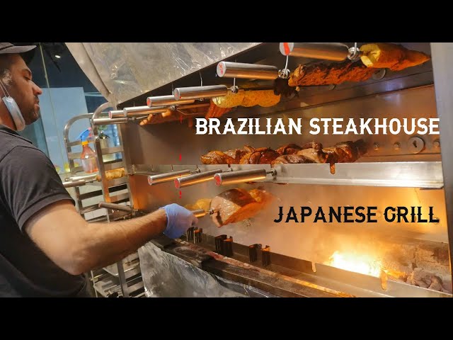 EXCITING! BRAZILIAN STEAKHOUSE, JAPANESE GRILL: Meat-lovers Paradise! Sizzling Steaks! Juicy Meats!