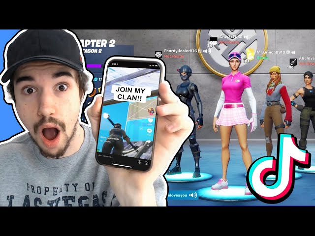 I tried out for a TIKTOK Clan on a SECRET account…