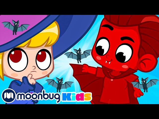 Vampire Morphle &The bats of Halloween | Morphle TV | My Magic Pet Morphle | Moonbug for Kids