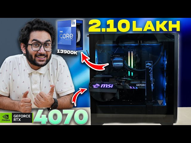 Rs. 2 Lakh MSI Gaming PC Build | Intel Core i9-13900K x RTX 4070