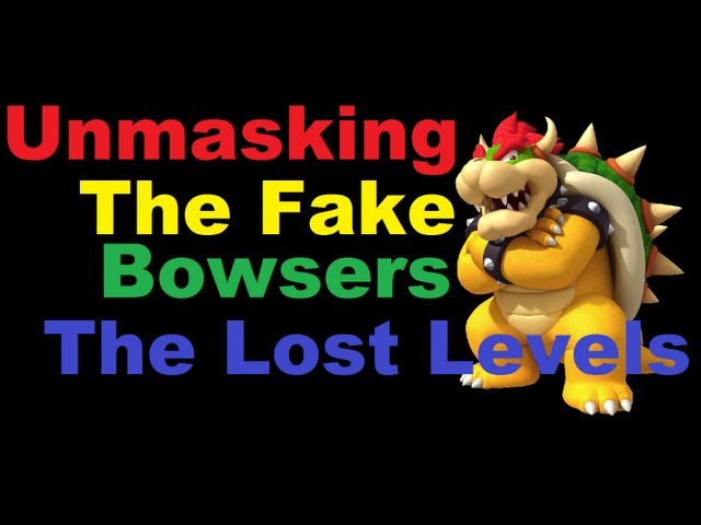 Unmasking The Fake Bowsers in Super Mario Bros 2 / The Lost Levels (Super Mario All Stars on SNES)