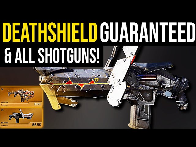 Outriders DEATHSHIELD GUARANTEED & ALL SHOTGUNS - Outriders How To Get All Shotguns