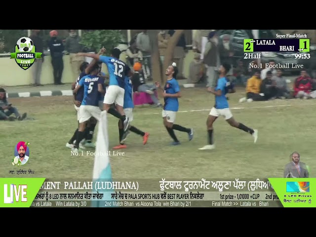 2nd Goal By Bhari vs latala | Final Match | Pallah Cup | 23/12/2021