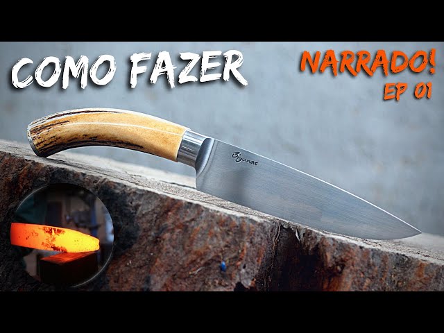 Como fazer uma faca forjada do ZERO (SÉRIE NARRADA) EP. 01 - Como projetar uma faca?