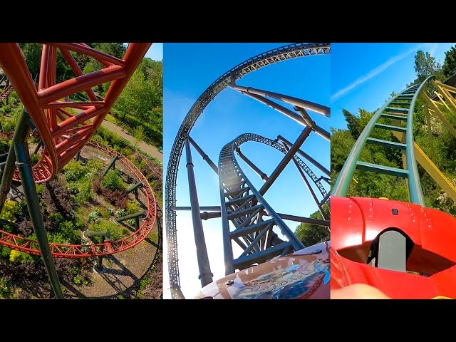 Every Roller Coaster at Djurs Sommerland in Denmark! 4K Multi Angle POVs!
