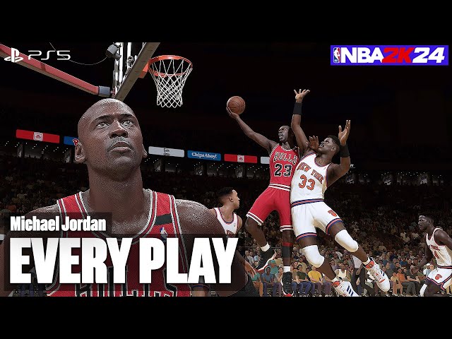 Michael Jordan Highlights vs New York Knicks | NBA 2K24 JORDAN ERA | PS5 Gameplay