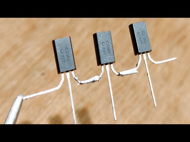 How To Make 3 Transistor Made Touch Switch – Homemade (Very Simple)