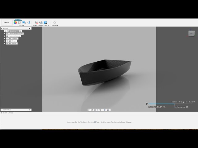 Boot konstruieren in Fusion 360 Deutsch Tutorial 3D Druck