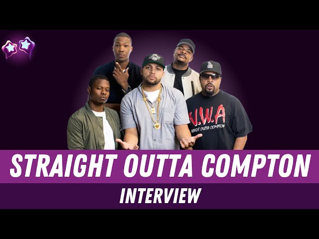 Straight Outta Compton Cast Interview: Ice Cube, O'Shea Jackson Jr, Jason Mitchell, Corey Hawkins