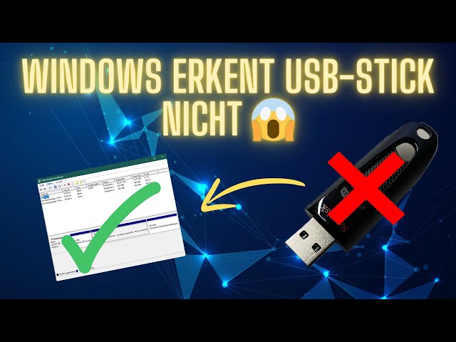USB-Stick/Festplatte wird nicht erkannt | Windows 11 erkennt USB Speicher nicht | ITpieces
