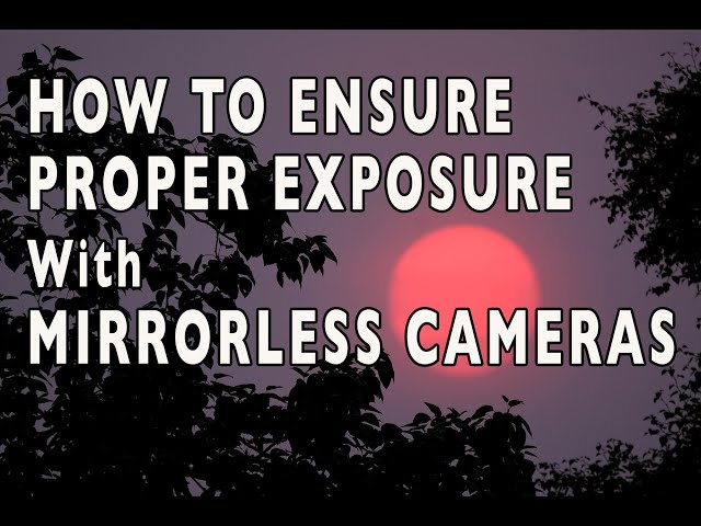 How To Ensure Proper Exposure with Mirrorless Cameras, Even in Challenging Light