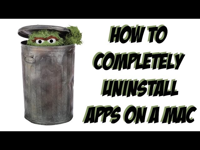 Mac Tutorial - How To Completely Uninstall Applications On A Mac UPDATED