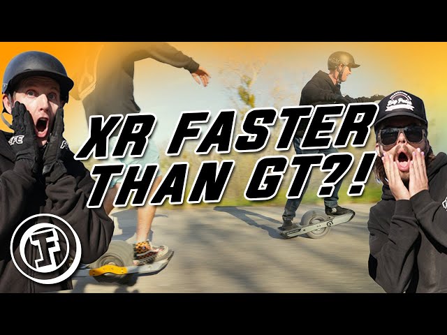 Onewheel XR is Faster than GT // First Drag Race and Trails