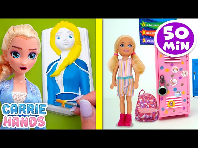 Disney Encanto Mirabel, Elsa, Little Mermaid Ariel & Barbie Go Back To School | Fun Compilation