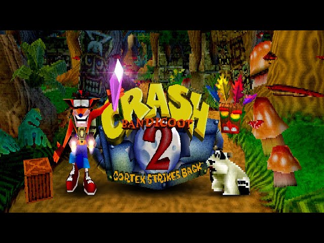 Crash Bandicoot 2: Cortex Strikes Back (1997) PS1 -  All gems and crystals! [TAS]
