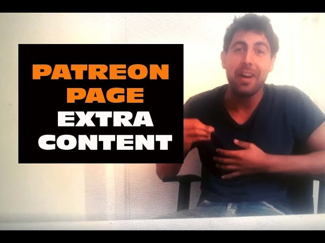 Patreon page- extra content