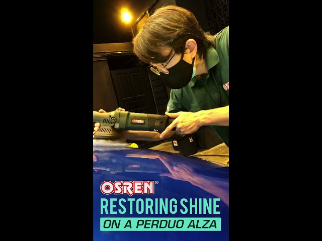 Restoring Shine on a Perodua Alza.