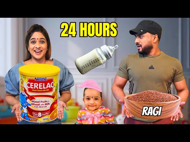 EATING ONLY BABY FOOD FOR 24 HOURS CHALLENGE 😂🔥