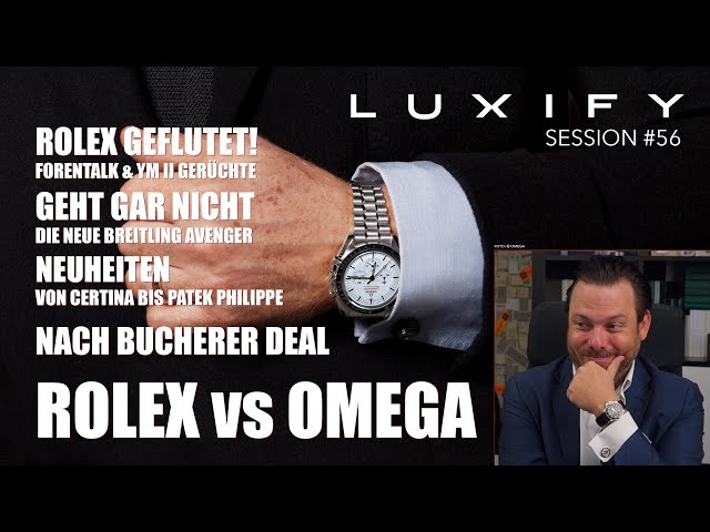Rolex reizt Omega, Certina DS Top, Breitling Avenger Flop, Patek in der Kritik, Rolex abgesoffen!