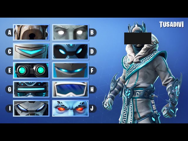 GUESS THE EYES OF THE SKIN - VERY HARD - FORTNITE CHALLENGE | tusadivi
