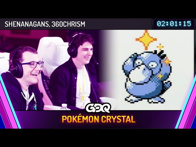 Pokémon Crystal Randomizer by Shenanagans and 360Chrism in 2:01:15 - Awesome Games Done Quick 2024