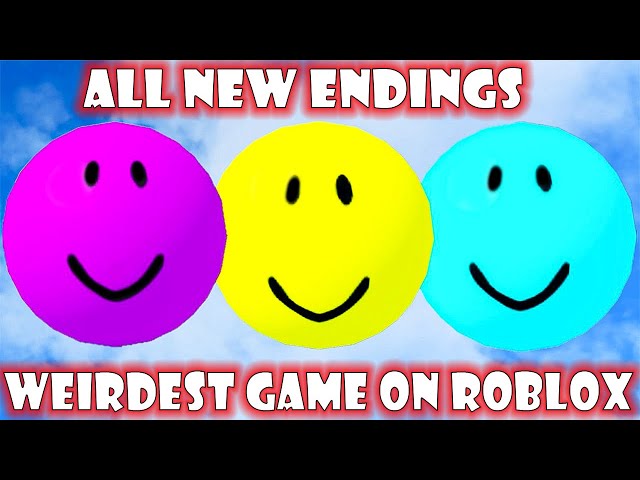 WEIRDEST GAME ON ROBLOX *How to get ALL 3 NEW Endings* GOLD DARK CRYSTAL! Roblox