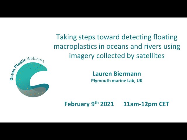 [Lauren Biermann] Detecting floating macroplastics by satellite