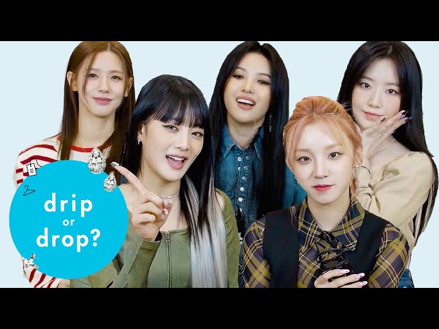 (G)I-DLE CAN'T Decide Between These Two Fashion Statements | Drip Or Drop | Cosmopolitan