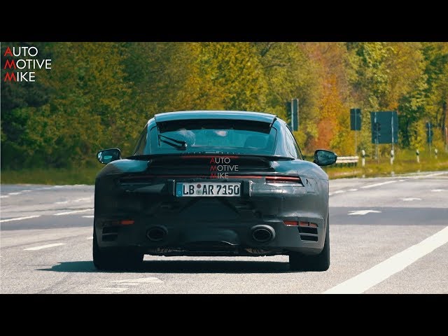 LOUD 2020 PORSCHE 992 TURBO S SPIED TESTING AT THE NÜRBURGRING!