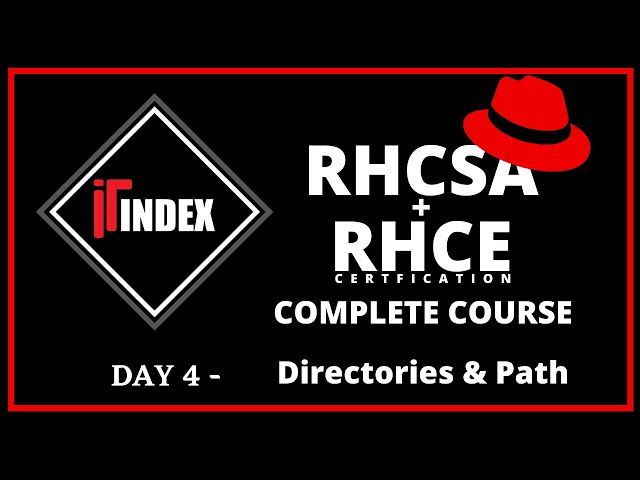 Day 4 | Directories in Linux | Path in Linux | RHCSA 8 | Aman Sir #linux #itindex