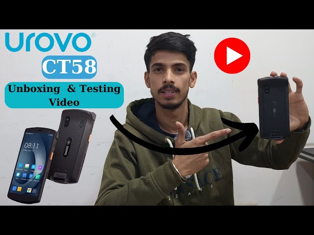 Urovo CT58 HHT Device with android 12 version | Full setup video. Unboxing & Testing Video.