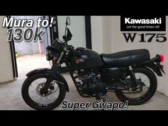 Pinaka Gwapong Retro Classic Bike Kawasaki W175 , Specs  Features Price 130k , Promo Zero Interest