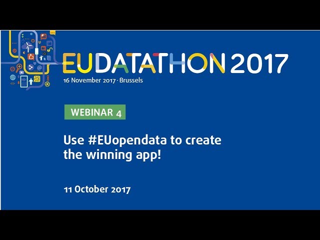 EU Datathon 2017 - Webinar 4 (EU public procurement)